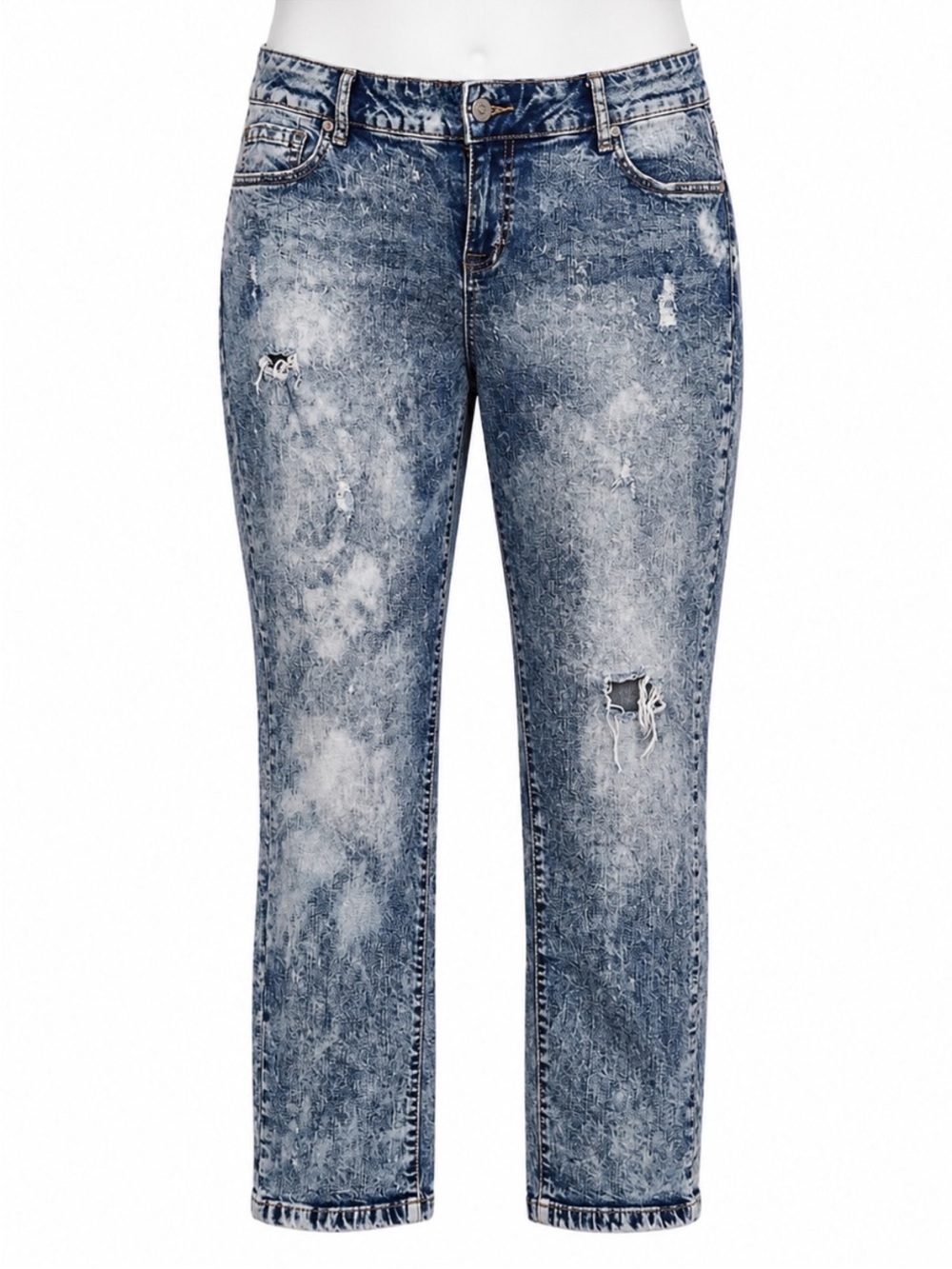 Size‎ 12 (0X) Torrid Women’s Boyfriend Distressed Acid Wash Jeans